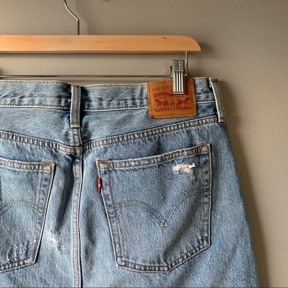 LEVI’S | Deconstructed Denim Mini Skirt Aritzia 30 - Picture 9 of 9